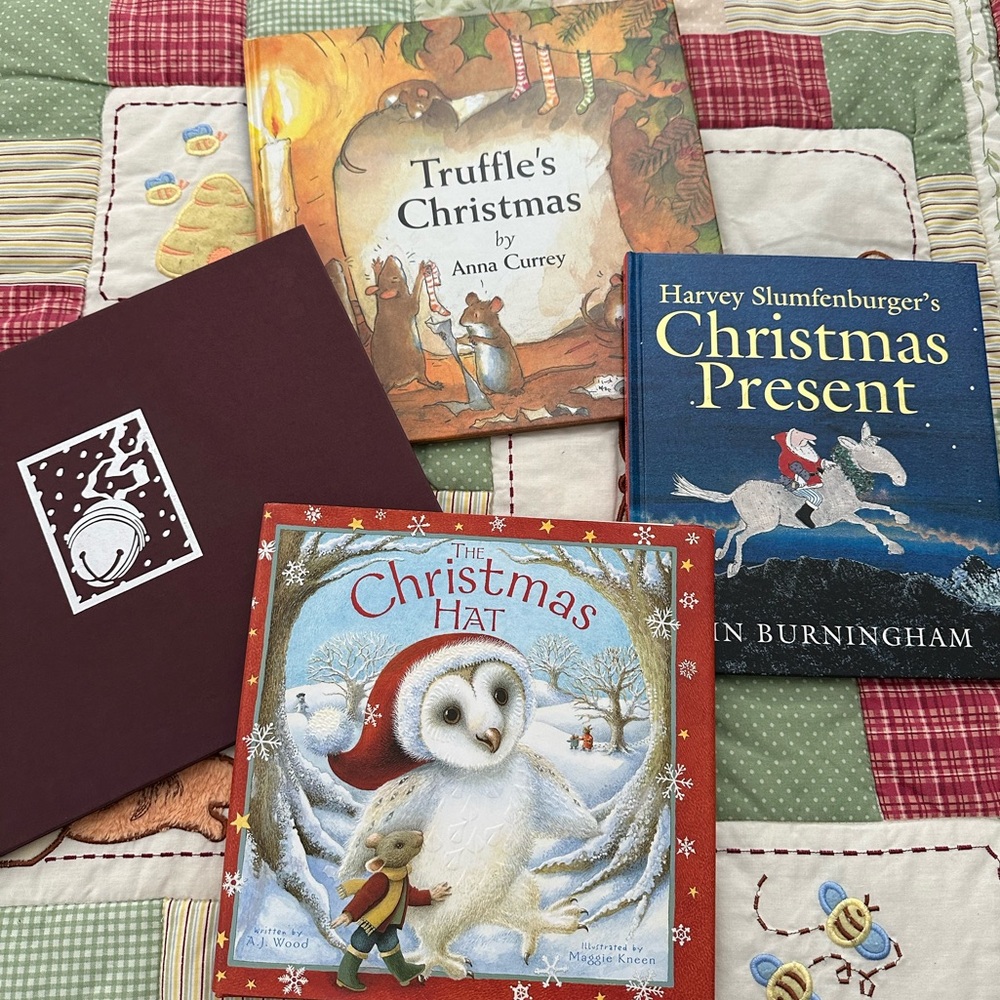 Christmas book set of 4